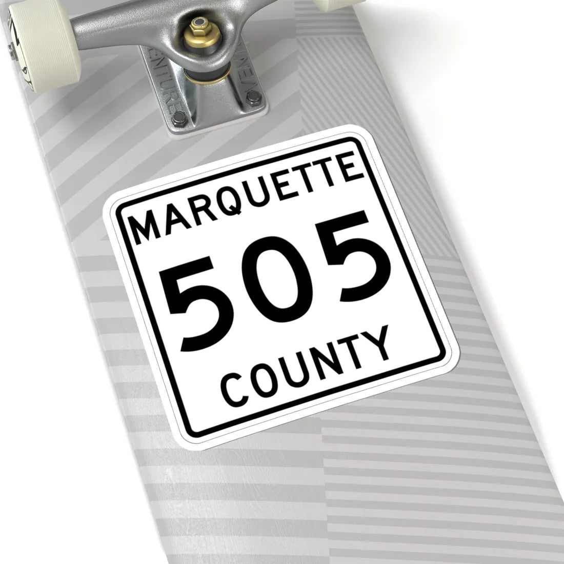 Michigan 505 Marquette County (Michigan) (Road Sign) STICKER Vinyl Kiss-Cut Decal - The Sticker Space