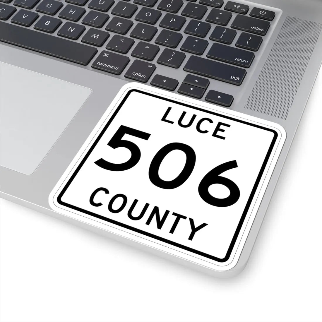 Michigan 506 Luce County (Michigan) (Road Sign) STICKER Vinyl Kiss-Cut Decal - The Sticker Space
