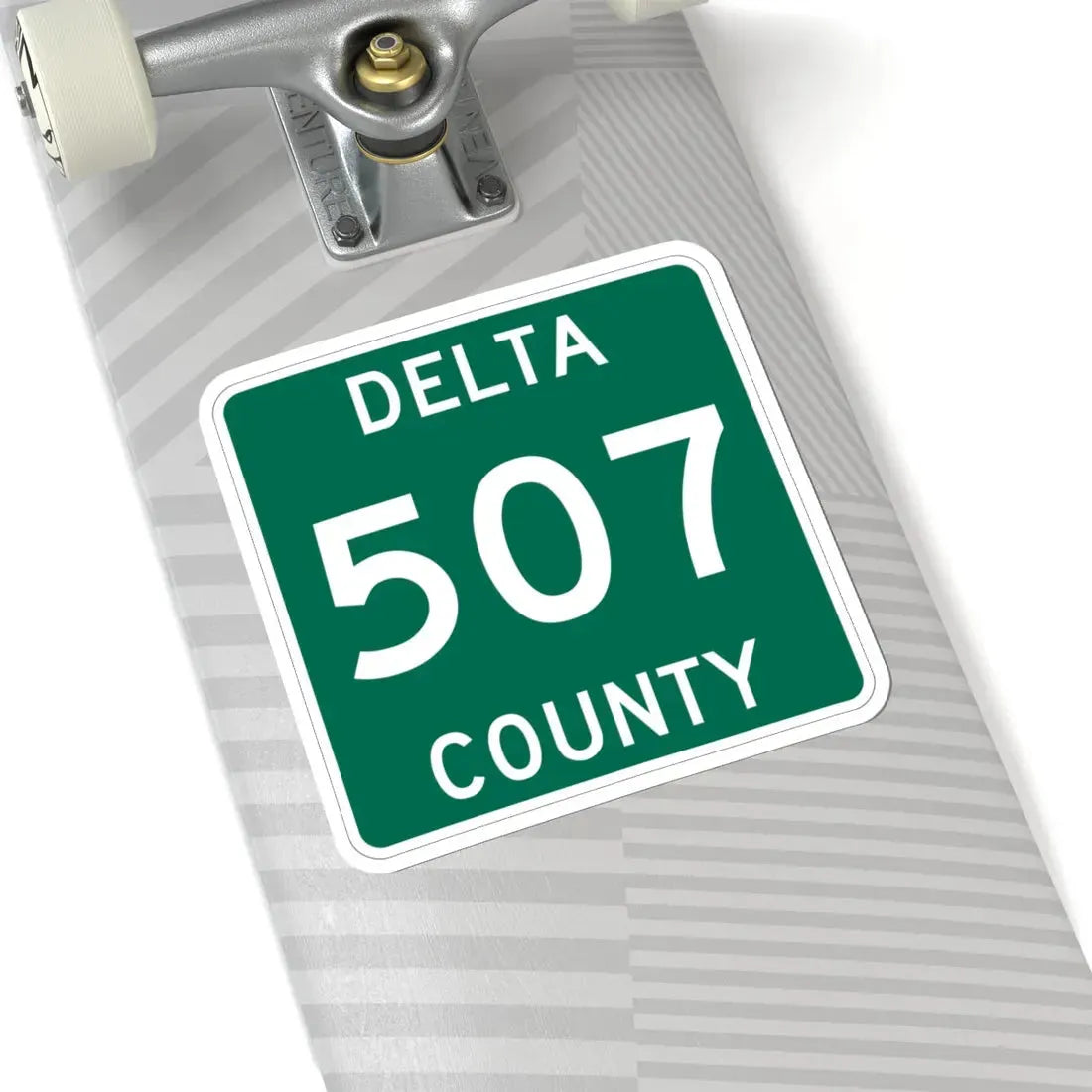 Michigan 507 Delta County (Michigan) (Road Sign) STICKER Vinyl Kiss-Cut Decal - The Sticker Space