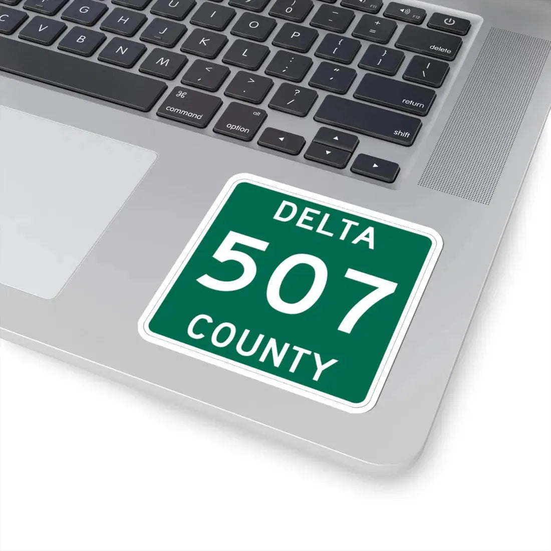 Michigan 507 Delta County (Michigan) (Road Sign) STICKER Vinyl Kiss-Cut Decal - The Sticker Space