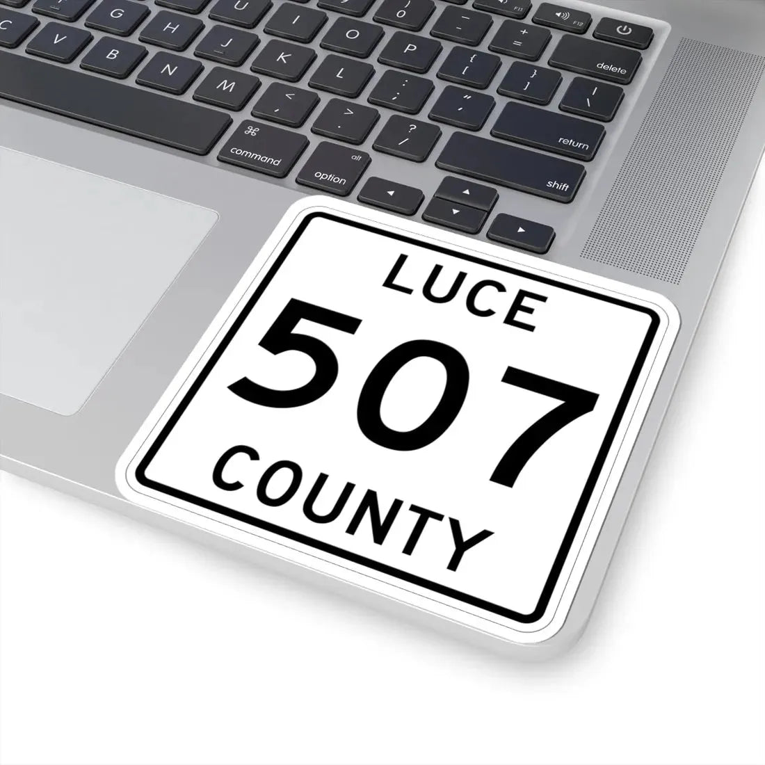 Michigan 507 Luce County (Michigan) (Road Sign) STICKER Vinyl Kiss-Cut Decal - The Sticker Space