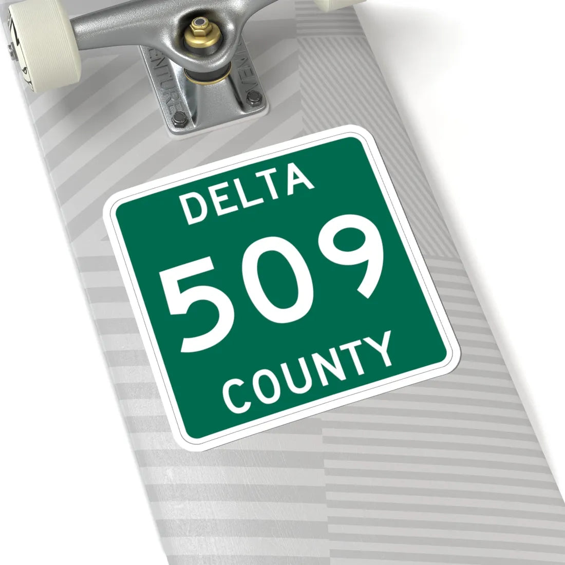 Michigan 509 Delta County (Michigan) (Road Sign) STICKER Vinyl Kiss-Cut Decal - The Sticker Space