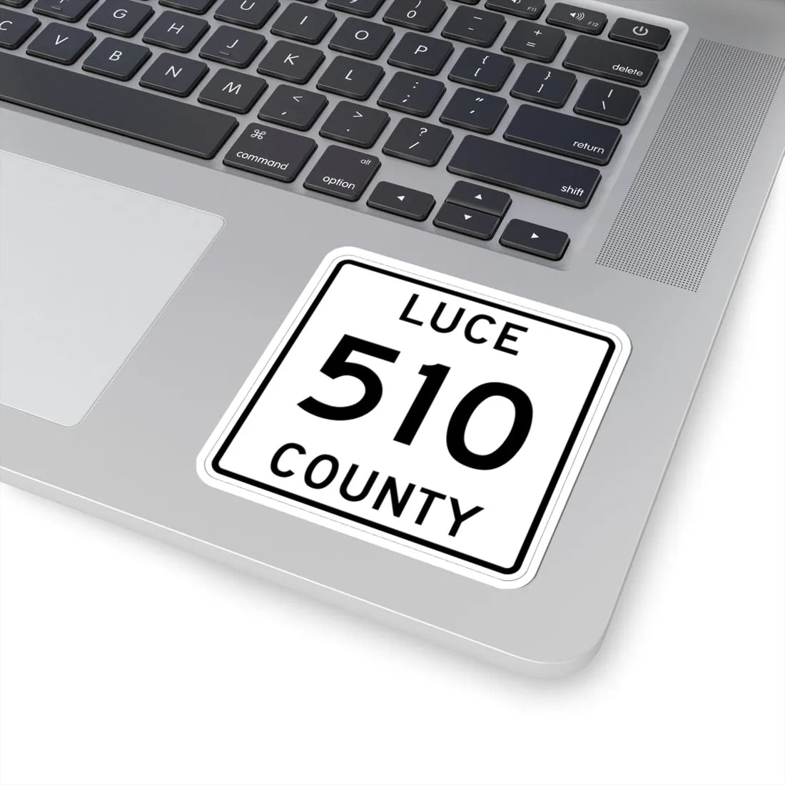 Michigan 510 Luce County (Michigan) (Road Sign) STICKER Vinyl Kiss-Cut Decal - The Sticker Space