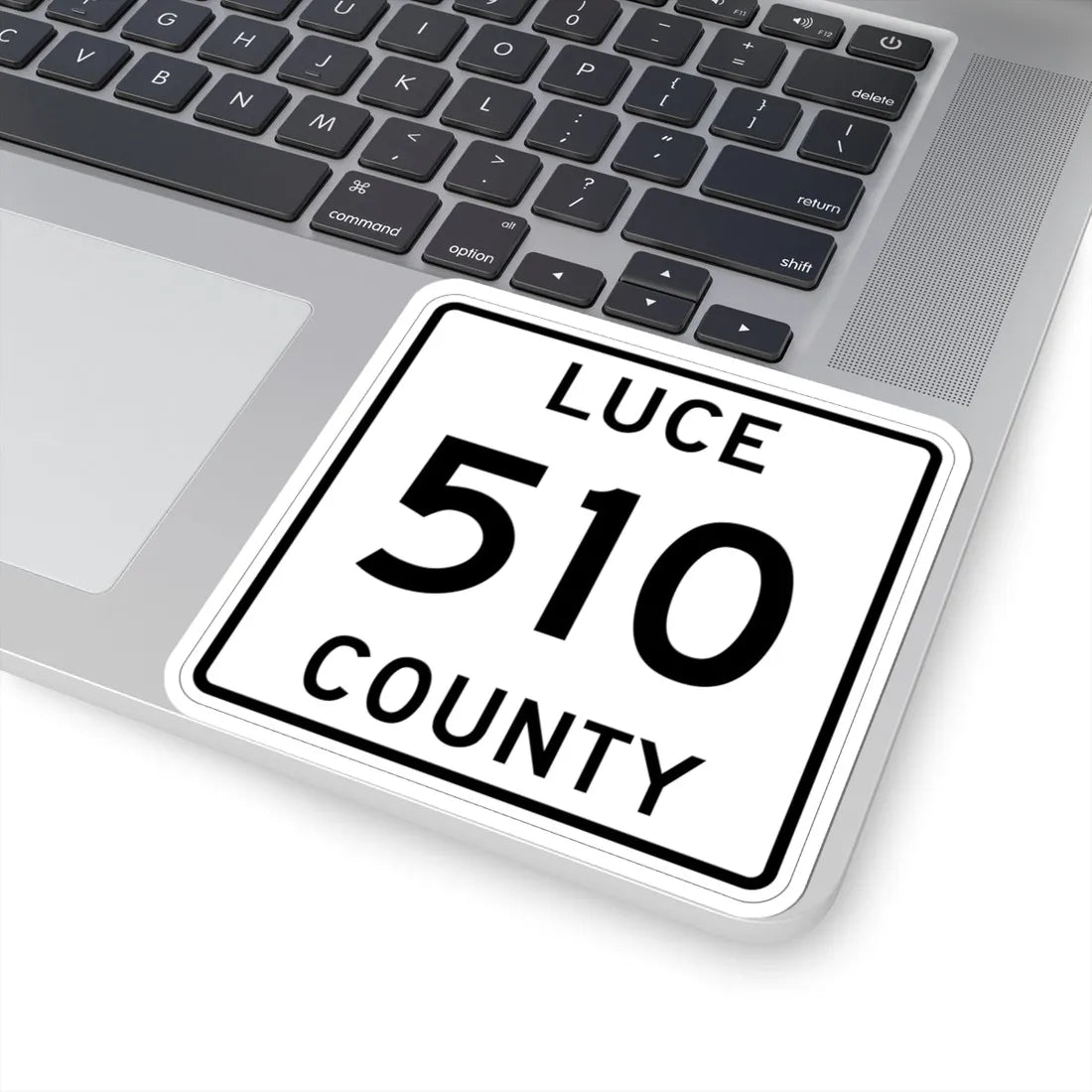 Michigan 510 Luce County (Michigan) (Road Sign) STICKER Vinyl Kiss-Cut Decal - The Sticker Space