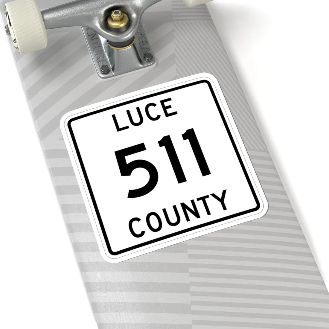 Michigan 511 Luce County (Michigan) (Road Sign) STICKER Vinyl Kiss-Cut Decal - The Sticker Space
