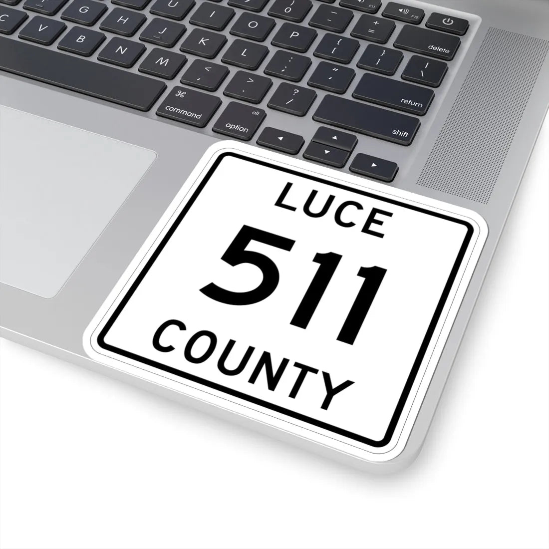 Michigan 511 Luce County (Michigan) (Road Sign) STICKER Vinyl Kiss-Cut Decal - The Sticker Space