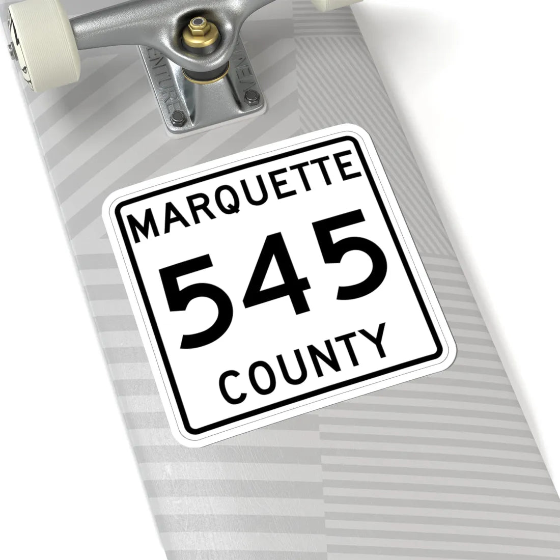 Michigan 545 Marquette County (Michigan) (Road Sign) STICKER Vinyl Kiss-Cut Decal - The Sticker Space