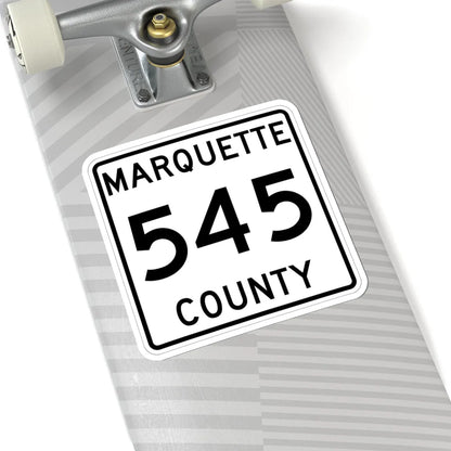 Michigan 545 Marquette County (Michigan) (Road Sign) STICKER Vinyl Kiss-Cut Decal - The Sticker Space