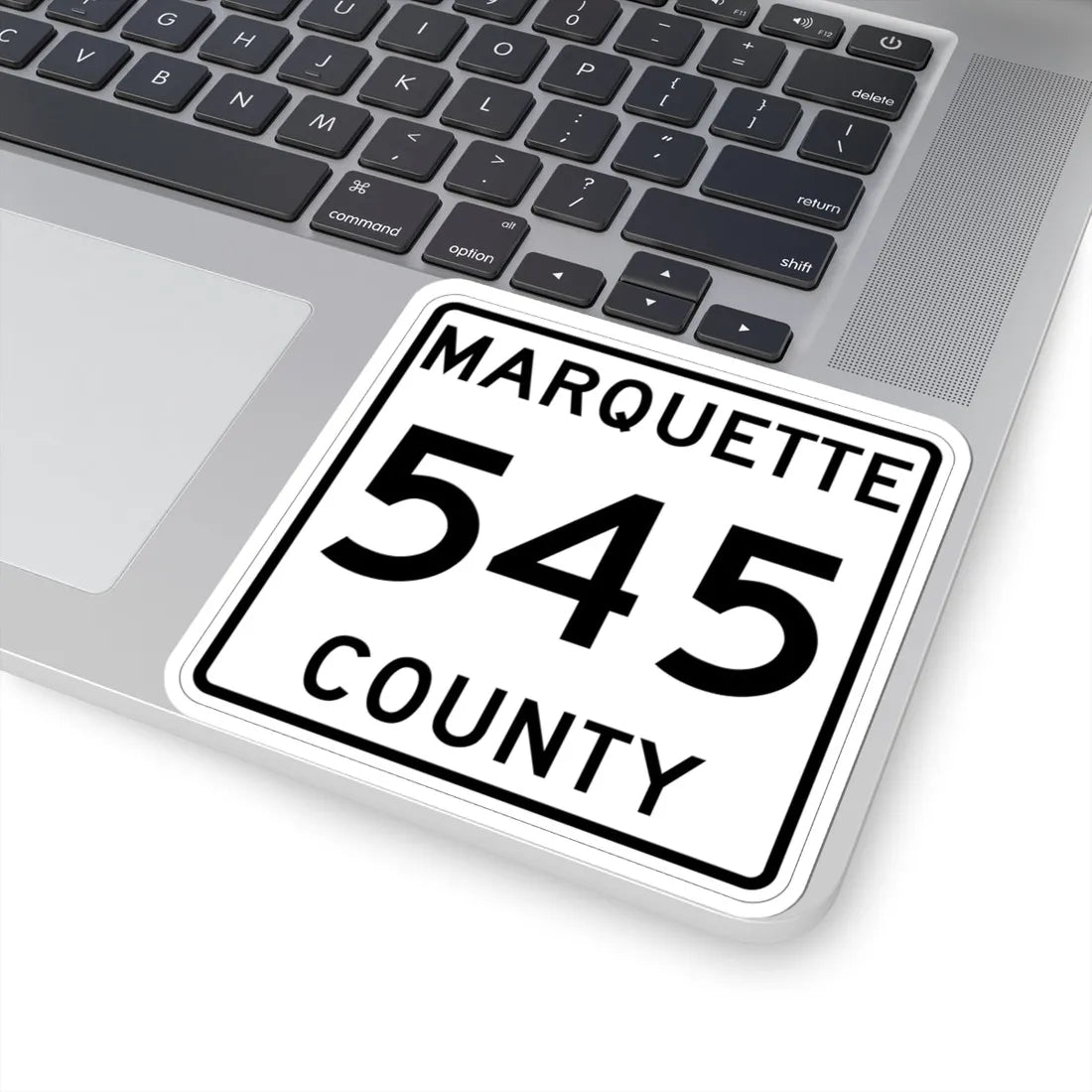 Michigan 545 Marquette County (Michigan) (Road Sign) STICKER Vinyl Kiss-Cut Decal - The Sticker Space