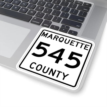 Michigan 545 Marquette County (Michigan) (Road Sign) STICKER Vinyl Kiss-Cut Decal - The Sticker Space