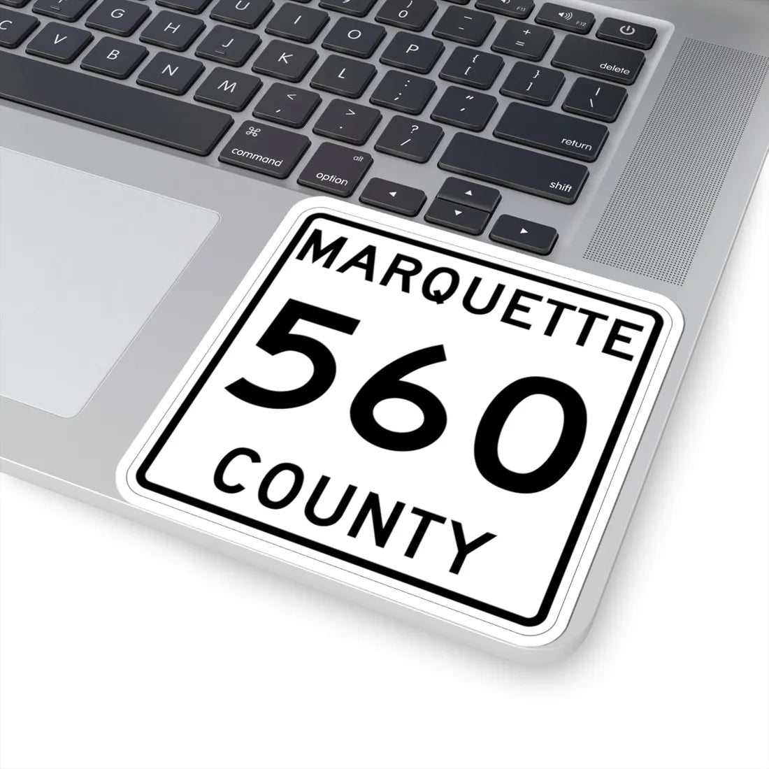 Michigan 560 Marquette County (Michigan) (Road Sign) STICKER Vinyl Kiss-Cut Decal - The Sticker Space