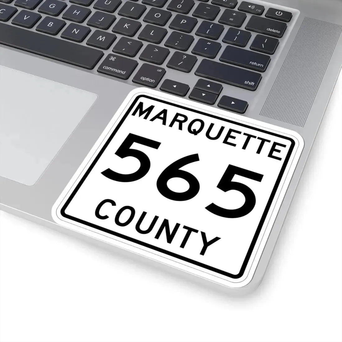 Michigan 565 Marquette County (Michigan) (Road Sign) STICKER Vinyl Kiss-Cut Decal - The Sticker Space