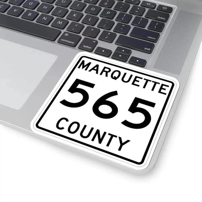 Michigan 565 Marquette County (Michigan) (Road Sign) STICKER Vinyl Kiss-Cut Decal - The Sticker Space