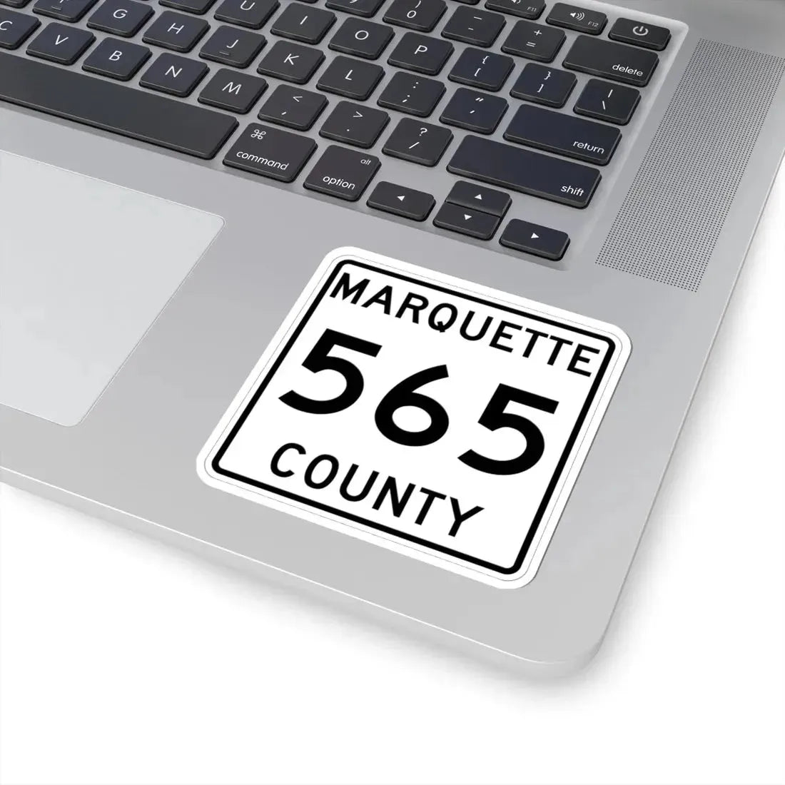Michigan 565 Marquette County (Michigan) (Road Sign) STICKER Vinyl Kiss-Cut Decal - The Sticker Space