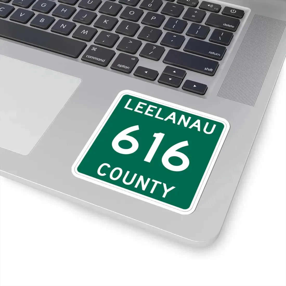 Michigan 616 Leelanau County (Michigan) (Road Sign) STICKER Vinyl Kiss-Cut Decal - The Sticker Space