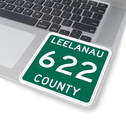 Michigan 622 Leelanau County (Michigan) (Road Sign) STICKER Vinyl Kiss-Cut Decal - The Sticker Space