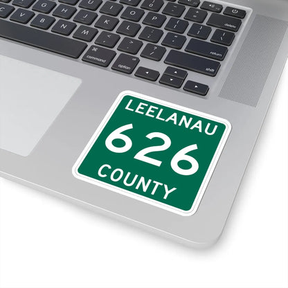 Michigan 626 Leelanau County (Michigan) (Road Sign) STICKER Vinyl Kiss-Cut Decal - The Sticker Space