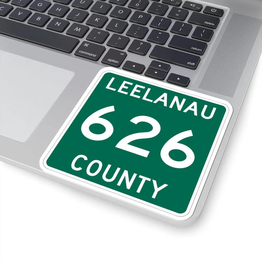Michigan 626 Leelanau County (Michigan) (Road Sign) STICKER Vinyl Kiss-Cut Decal - The Sticker Space