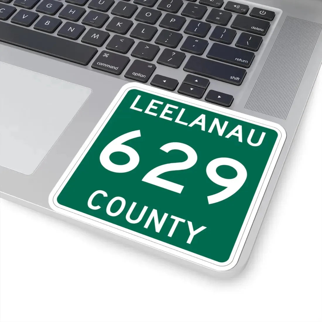 Michigan 629 Leelanau County (Michigan) (Road Sign) STICKER Vinyl Kiss-Cut Decal - The Sticker Space