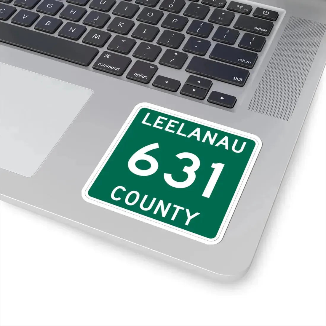 Michigan 631 Leelanau County (Michigan) (Road Sign) STICKER Vinyl Kiss-Cut Decal - The Sticker Space