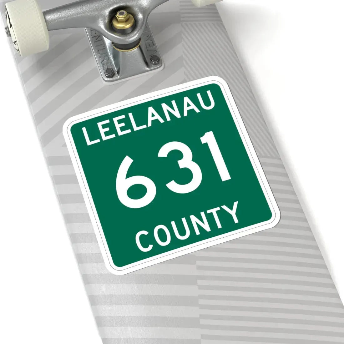 Michigan 631 Leelanau County (Michigan) (Road Sign) STICKER Vinyl Kiss-Cut Decal - The Sticker Space