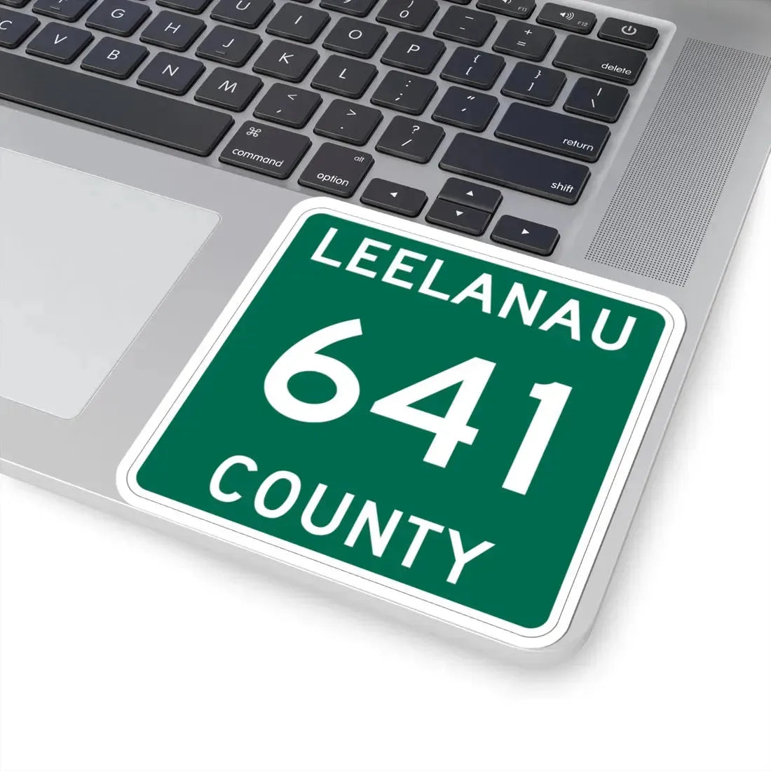 Michigan 641 Leelanau County (Michigan) (Road Sign) STICKER Vinyl Kiss-Cut Decal - The Sticker Space