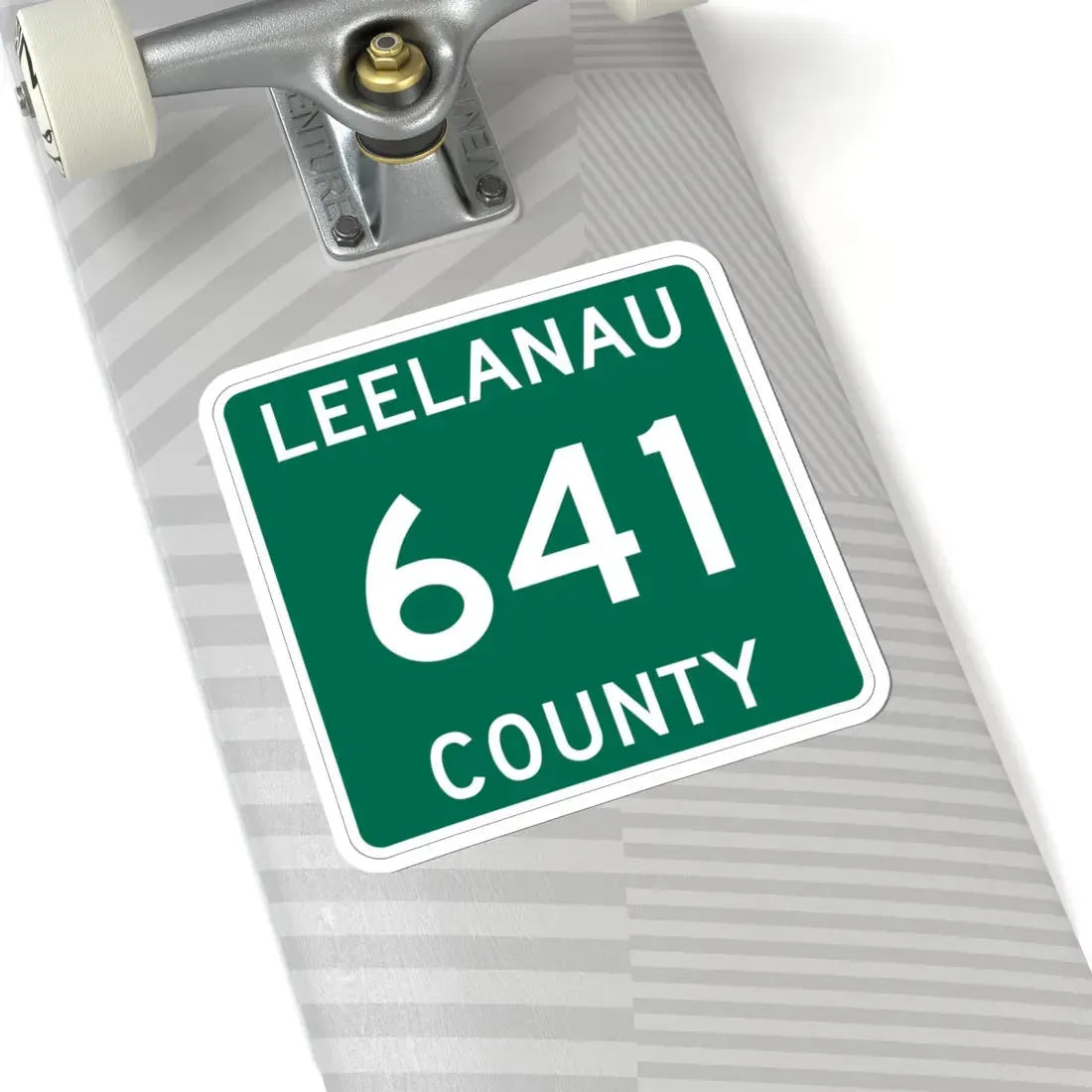 Michigan 641 Leelanau County (Michigan) (Road Sign) STICKER Vinyl Kiss-Cut Decal - The Sticker Space