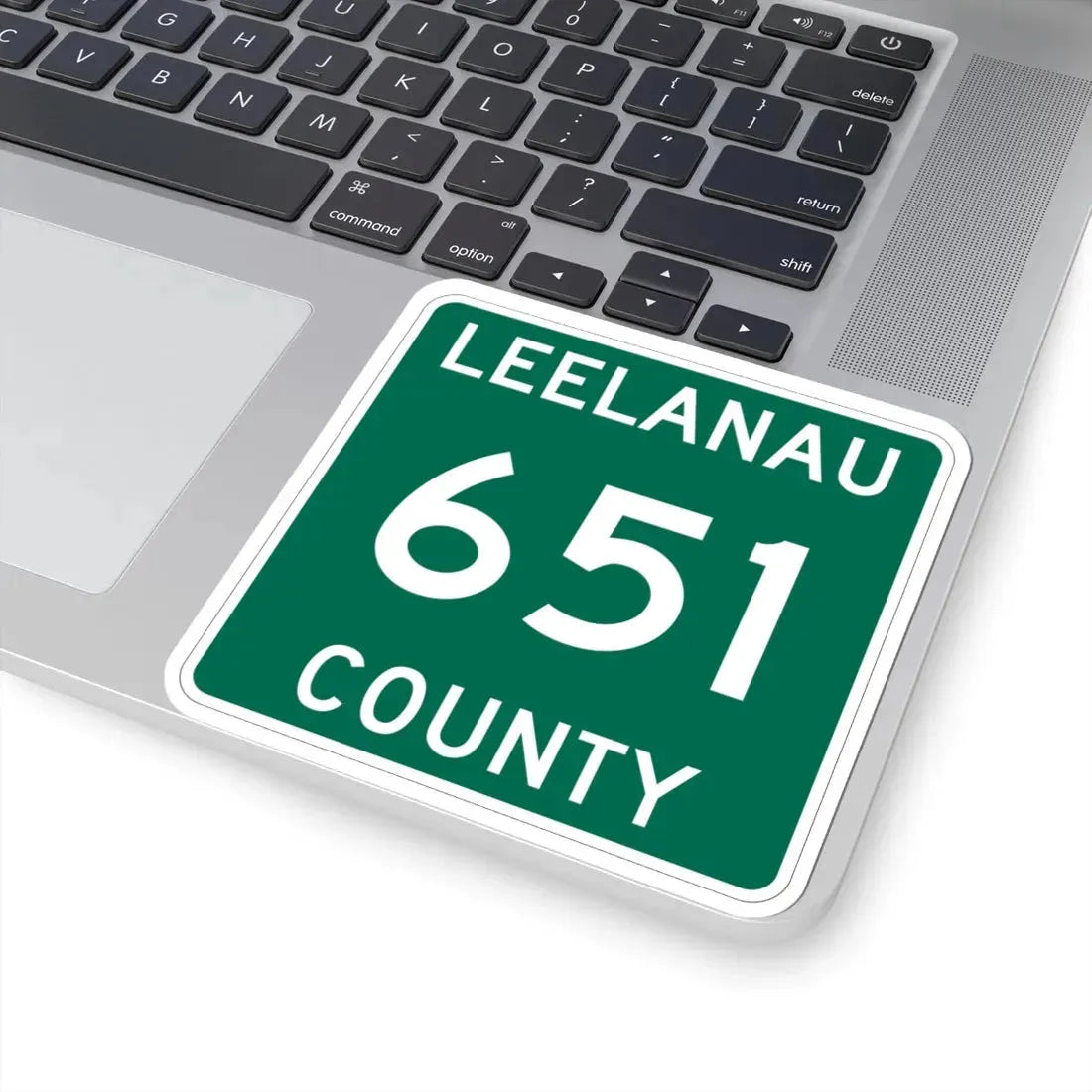 Michigan 651 Leelanau County (Michigan) (Road Sign) STICKER Vinyl Kiss-Cut Decal - The Sticker Space
