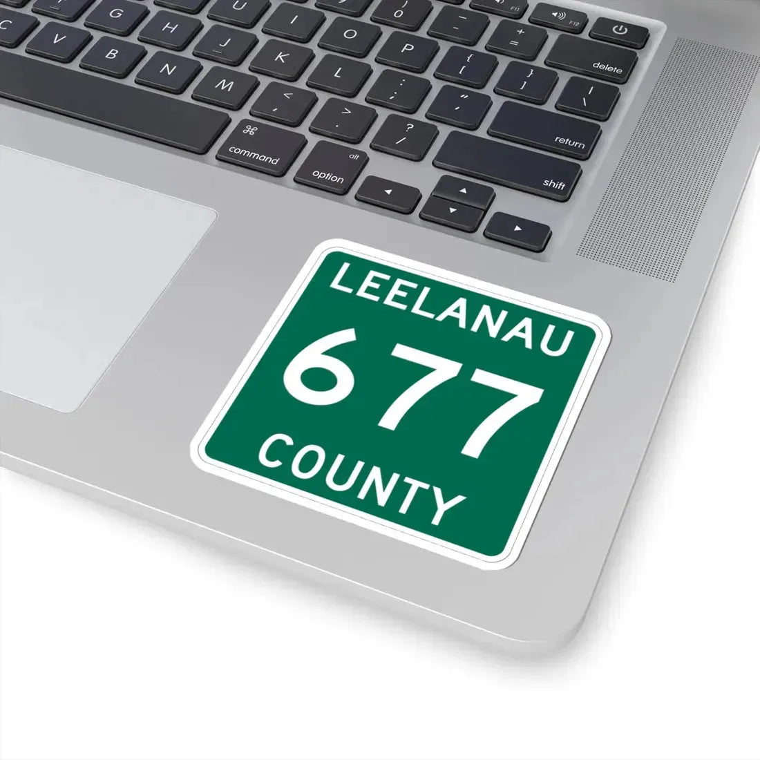 Michigan 677 Leelanau County (Michigan) (Road Sign) STICKER Vinyl Kiss-Cut Decal - The Sticker Space
