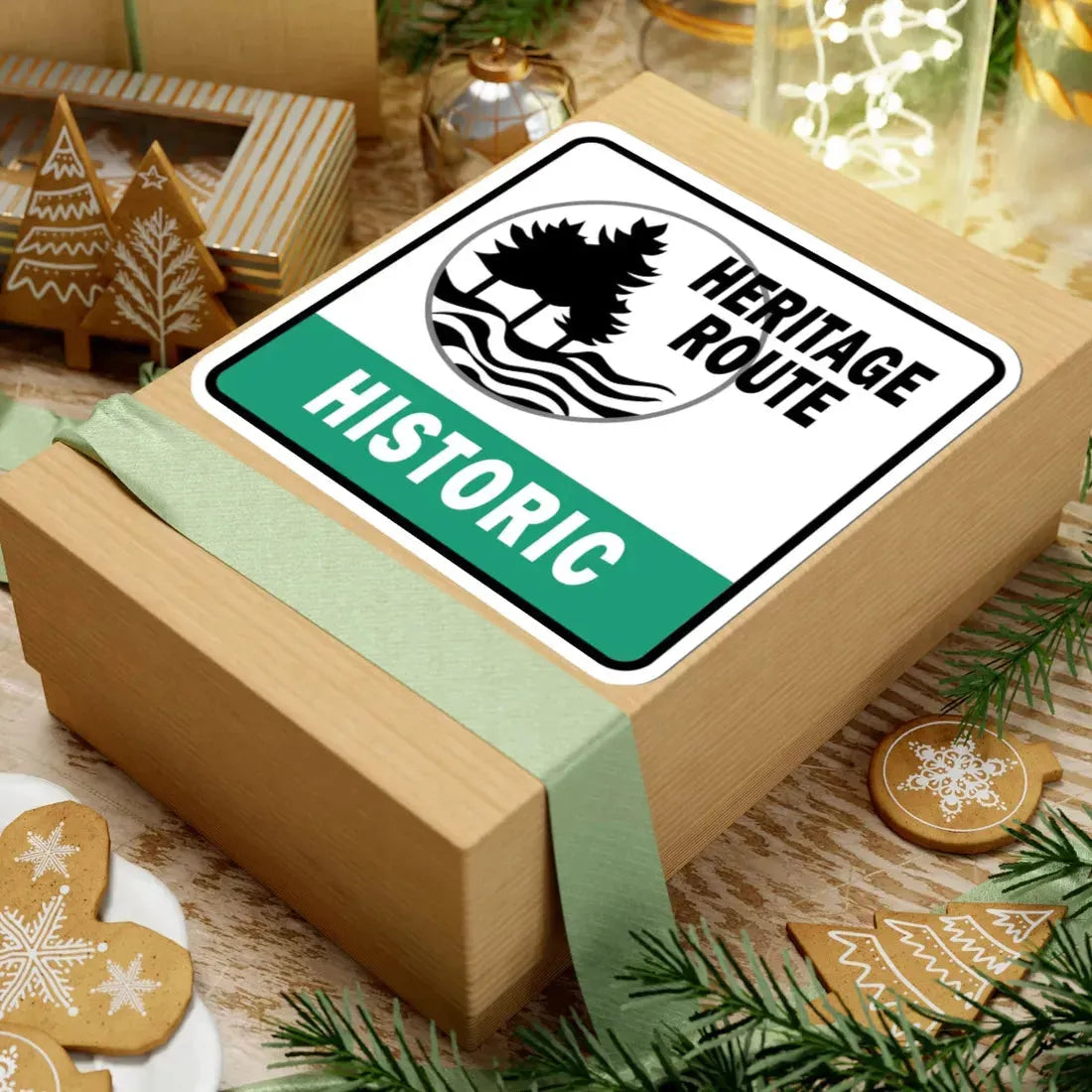 Michigan Historic Heritage Route (Michigan) (Road Sign) STICKER Vinyl Kiss-Cut Decal - The Sticker Space