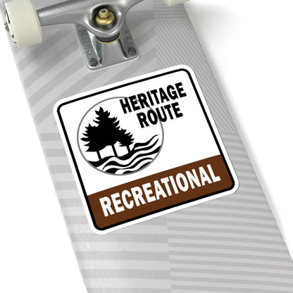 Michigan Recreational Heritage Route (Michigan) (Road Sign) STICKER Vinyl Kiss-Cut Decal - The Sticker Space