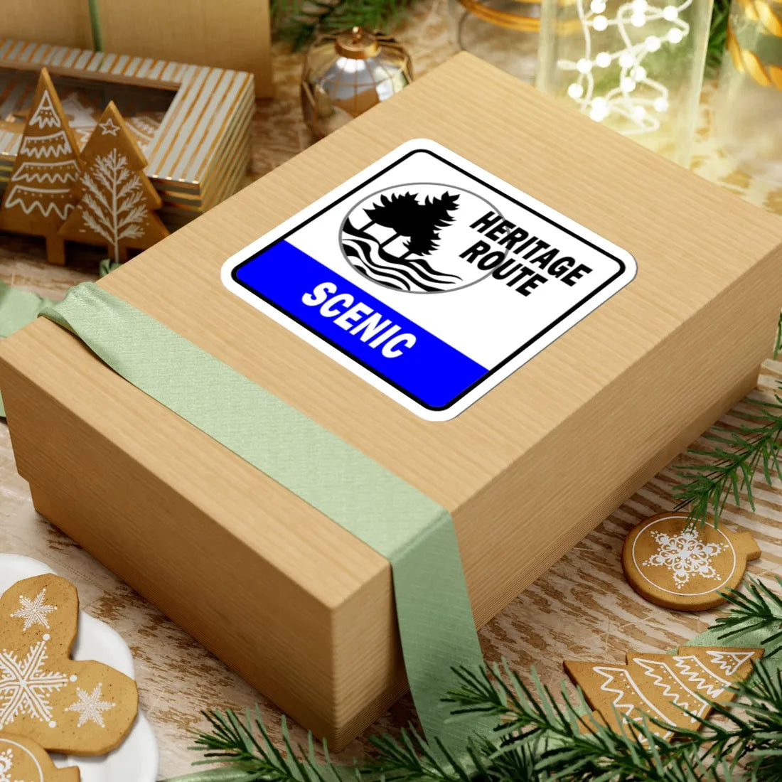 Michigan Scenic Heritage Route (Michigan) (Road Sign) STICKER Vinyl Kiss-Cut Decal - The Sticker Space