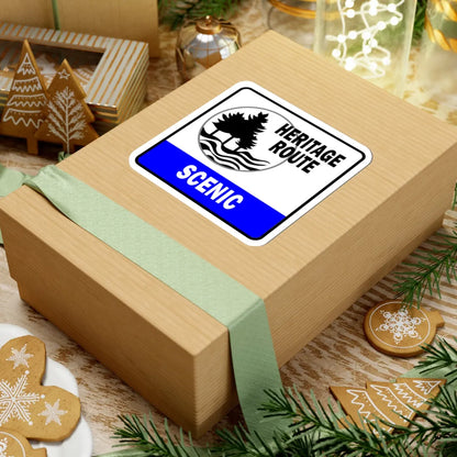 Michigan Scenic Heritage Route (Michigan) (Road Sign) STICKER Vinyl Kiss-Cut Decal - The Sticker Space