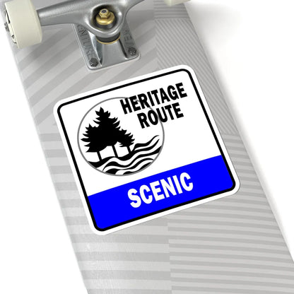 Michigan Scenic Heritage Route (Michigan) (Road Sign) STICKER Vinyl Kiss-Cut Decal - The Sticker Space