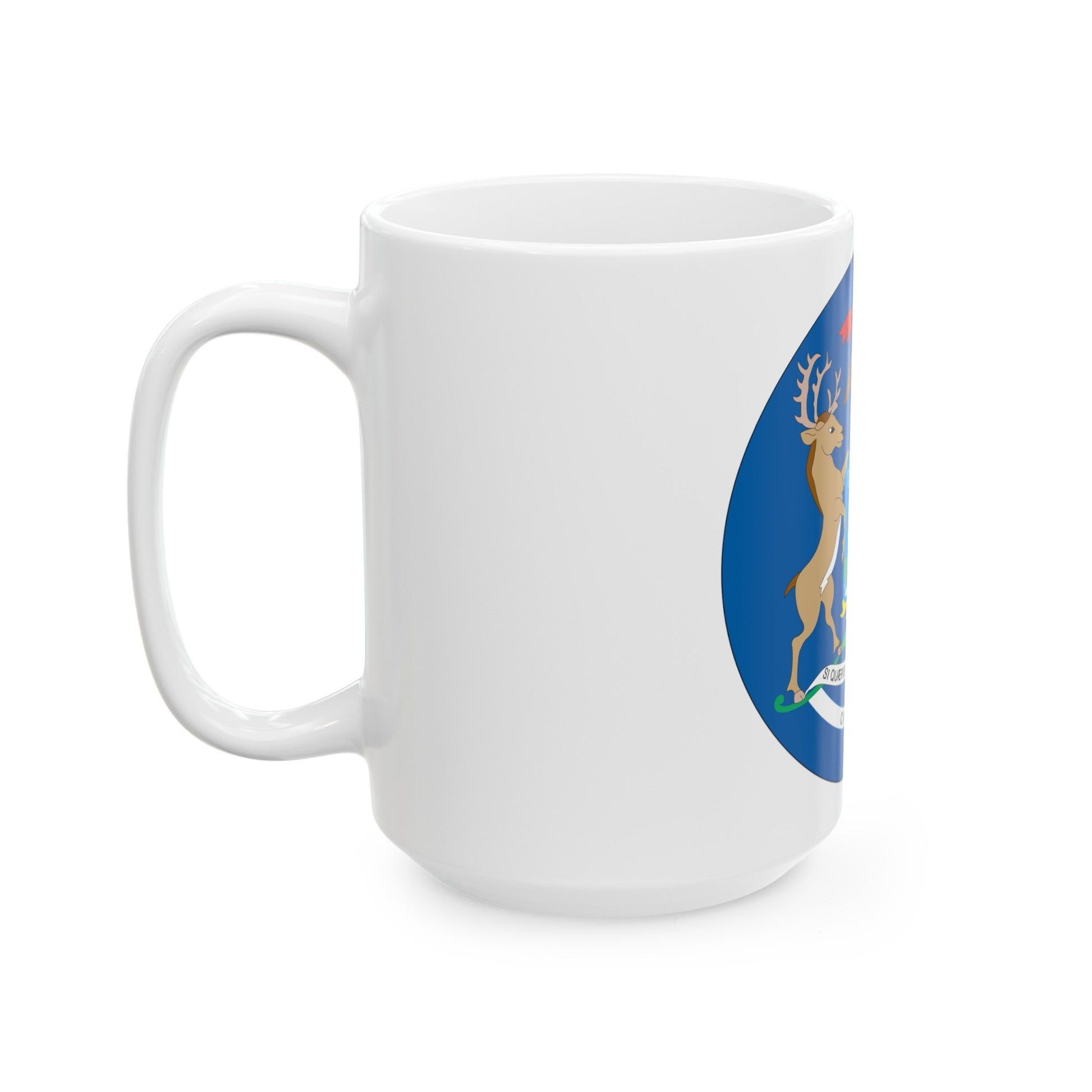 Michigan State Seal NARA - White Coffee Mug-The Sticker Space