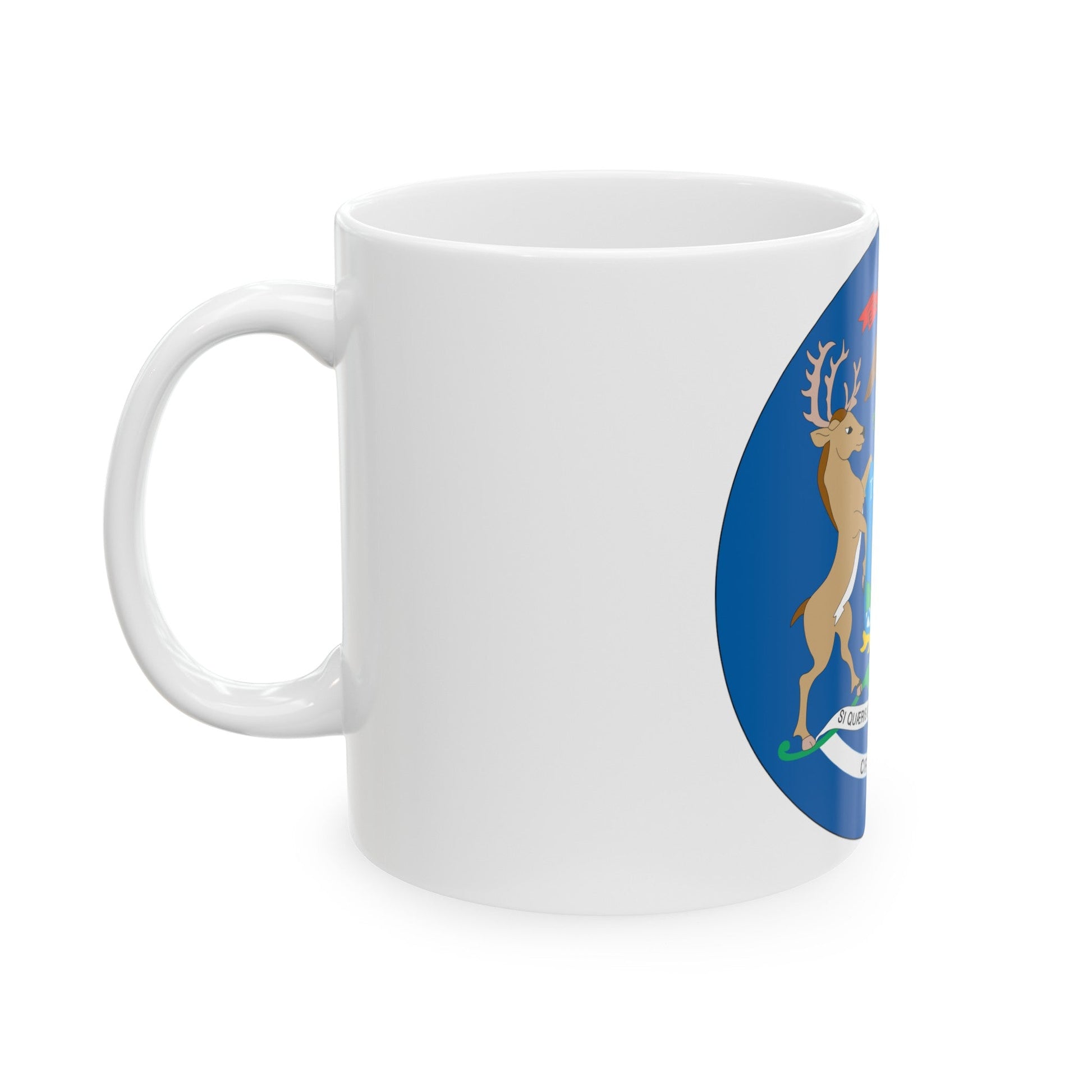 Michigan State Seal NARA - White Coffee Mug-The Sticker Space