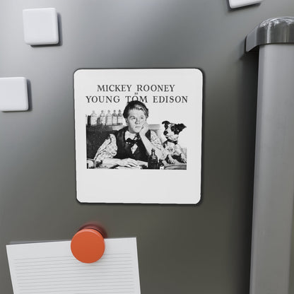 Mickey Rooney as Young Tom Edison, Woman's Home Companion, April 1940 (Magazine Illustration) Refrigerator Magnet