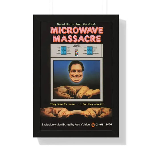 MICROWAVE MASSACRE (2) 1979 - Framed Movie Poster 16″ x 24″ Black - The Sticker Space