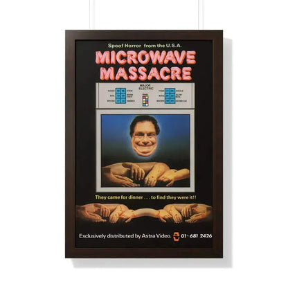 MICROWAVE MASSACRE (2) 1979 - Framed Movie Poster 20" x 30" Walnut - The Sticker Space