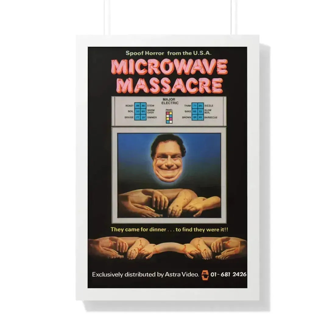 MICROWAVE MASSACRE (2) 1979 - Framed Movie Poster 20" x 30" White - The Sticker Space