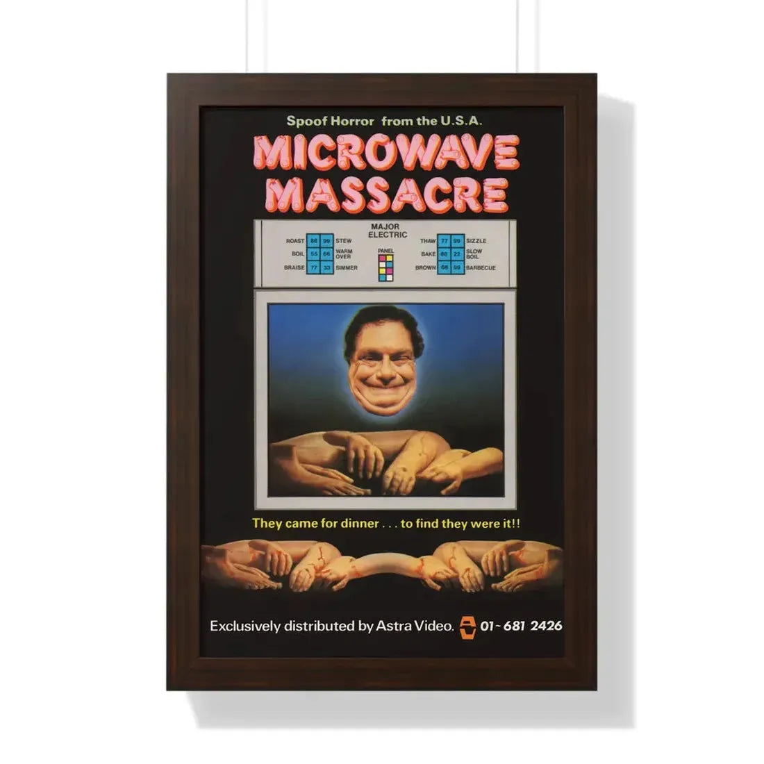 MICROWAVE MASSACRE (2) 1979 - Framed Movie Poster - The Sticker Space