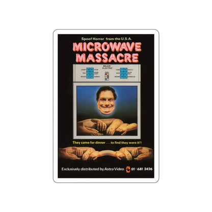 MICROWAVE MASSACRE (2) 1979 Movie Poster STICKER Vinyl Die-Cut Decal 2 Inch - The Sticker Space