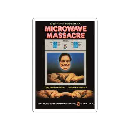 MICROWAVE MASSACRE (2) 1979 Movie Poster STICKER Vinyl Die-Cut Decal 3 Inch - The Sticker Space