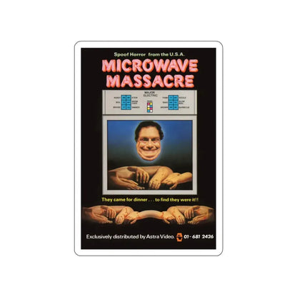 MICROWAVE MASSACRE (2) 1979 Movie Poster STICKER Vinyl Die-Cut Decal - The Sticker Space