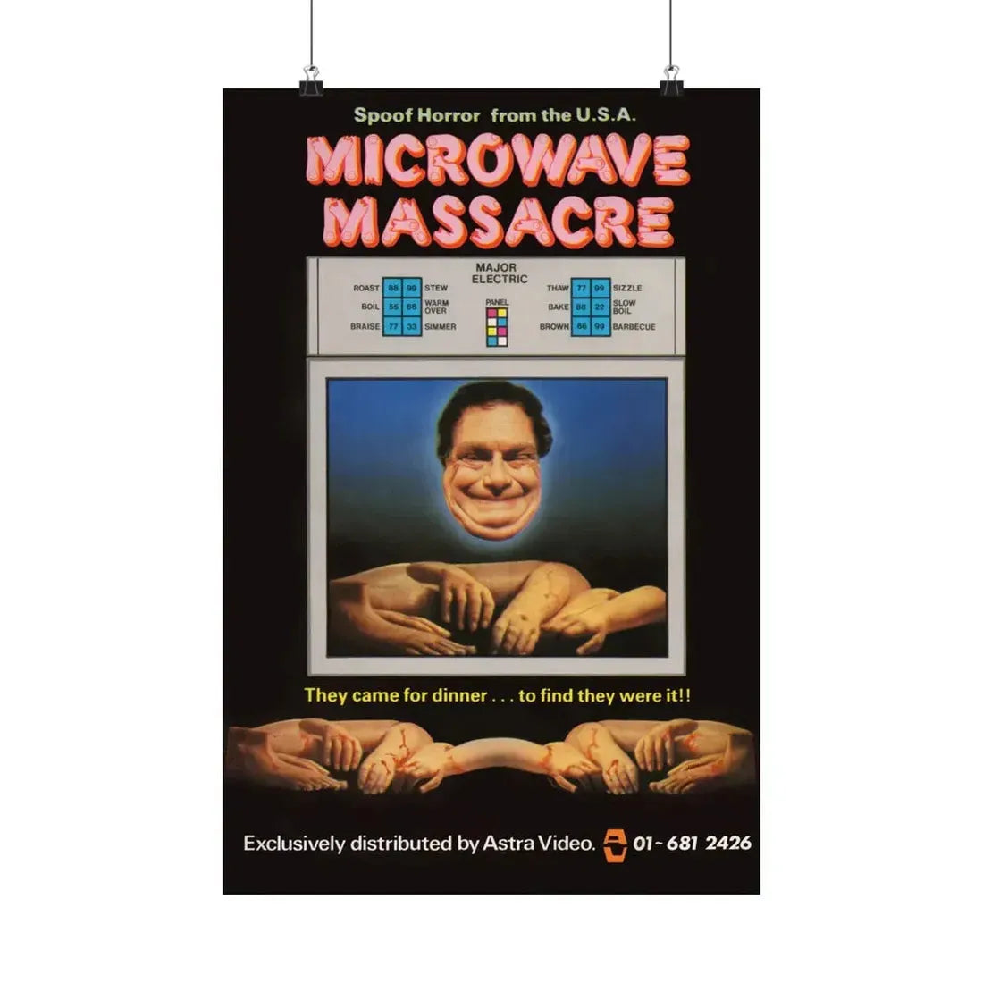 MICROWAVE MASSACRE (2) 1979 - Paper Movie Poster - The Sticker Space
