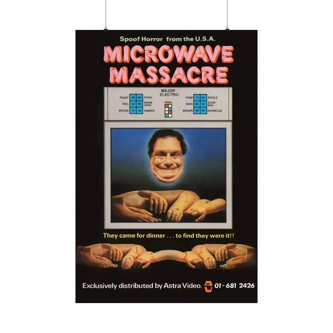 MICROWAVE MASSACRE (2) 1979 - Paper Movie Poster - The Sticker Space