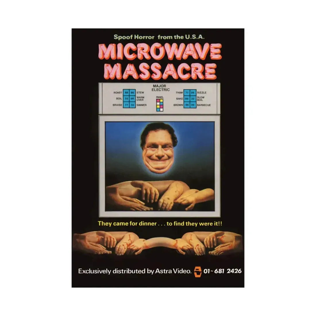 MICROWAVE MASSACRE (2) 1979 - Paper Movie Poster - The Sticker Space