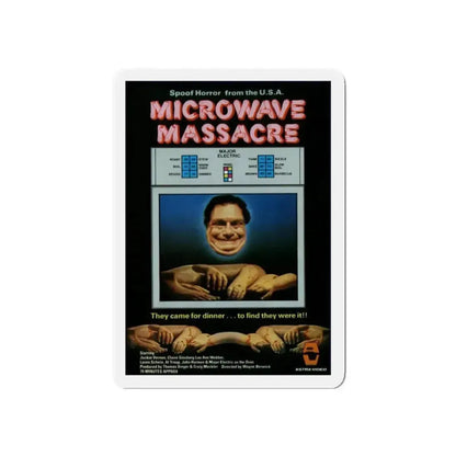 MICROWAVE MASSACRE (3) 1979 Movie Poster - Refrigerator Magnet 3 Inch Die-Cut - The Sticker Space