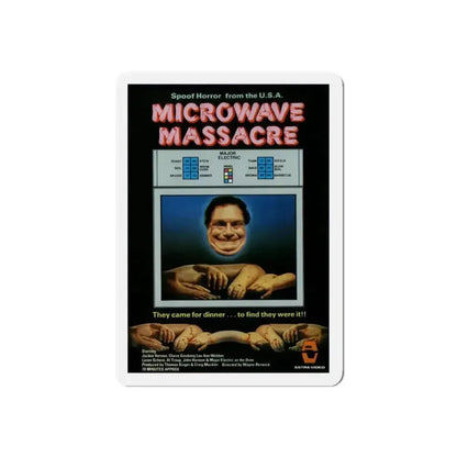 MICROWAVE MASSACRE (3) 1979 Movie Poster - Refrigerator Magnet 4 Inch Die-Cut - The Sticker Space
