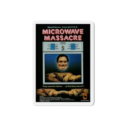 MICROWAVE MASSACRE (3) 1979 Movie Poster - Refrigerator Magnet 5 Inch Die-Cut - The Sticker Space